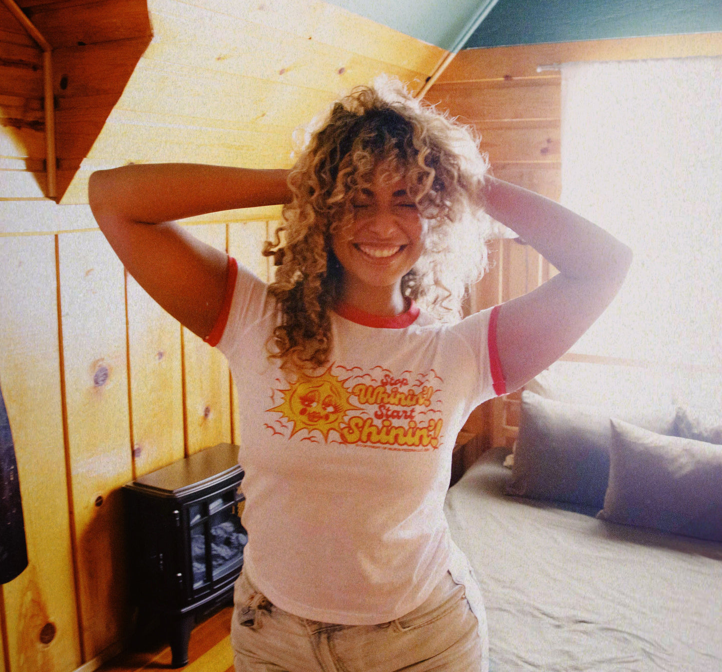 Girly Start Shinin' - Women'S Ringer Tee