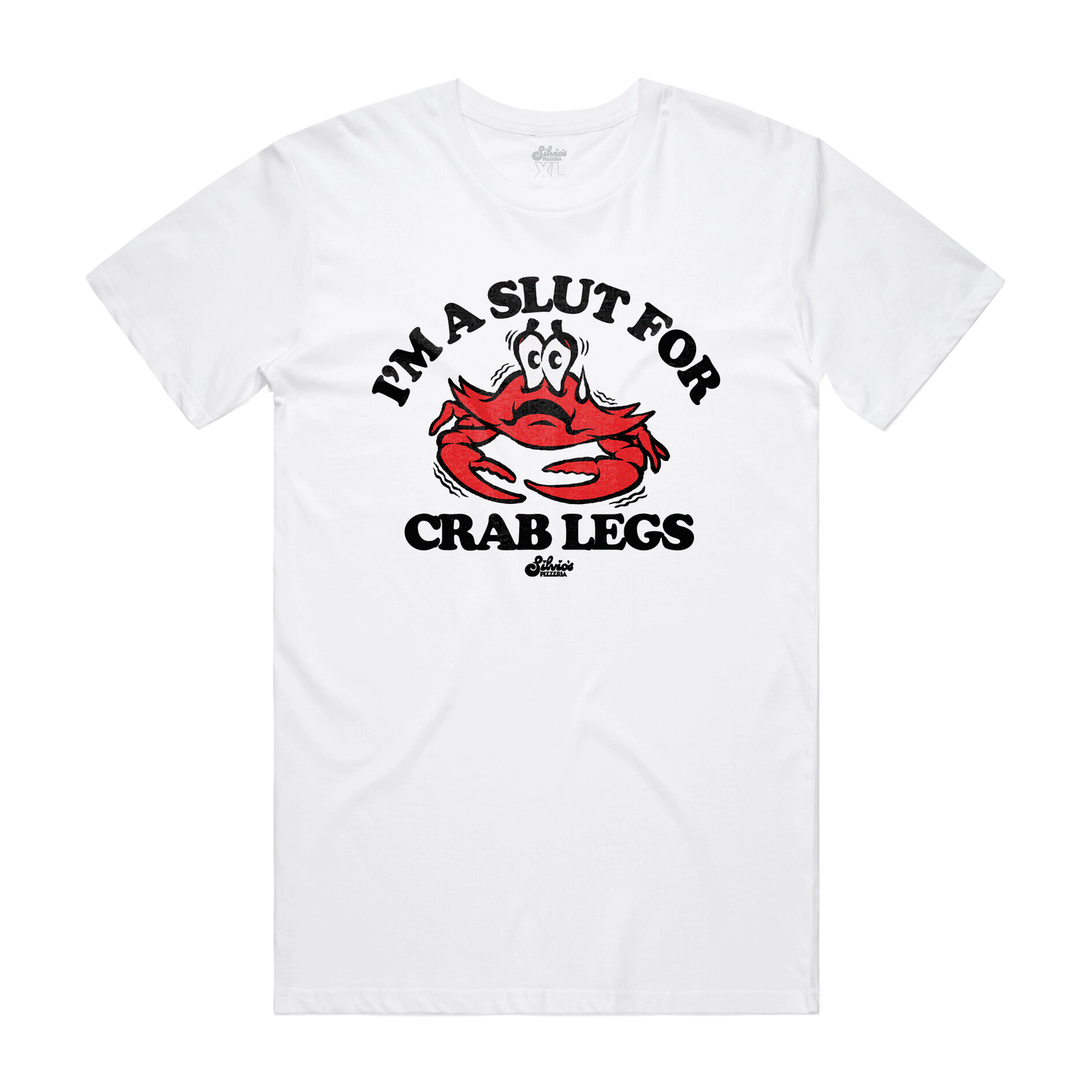 Crab Leg Slut Tee - White