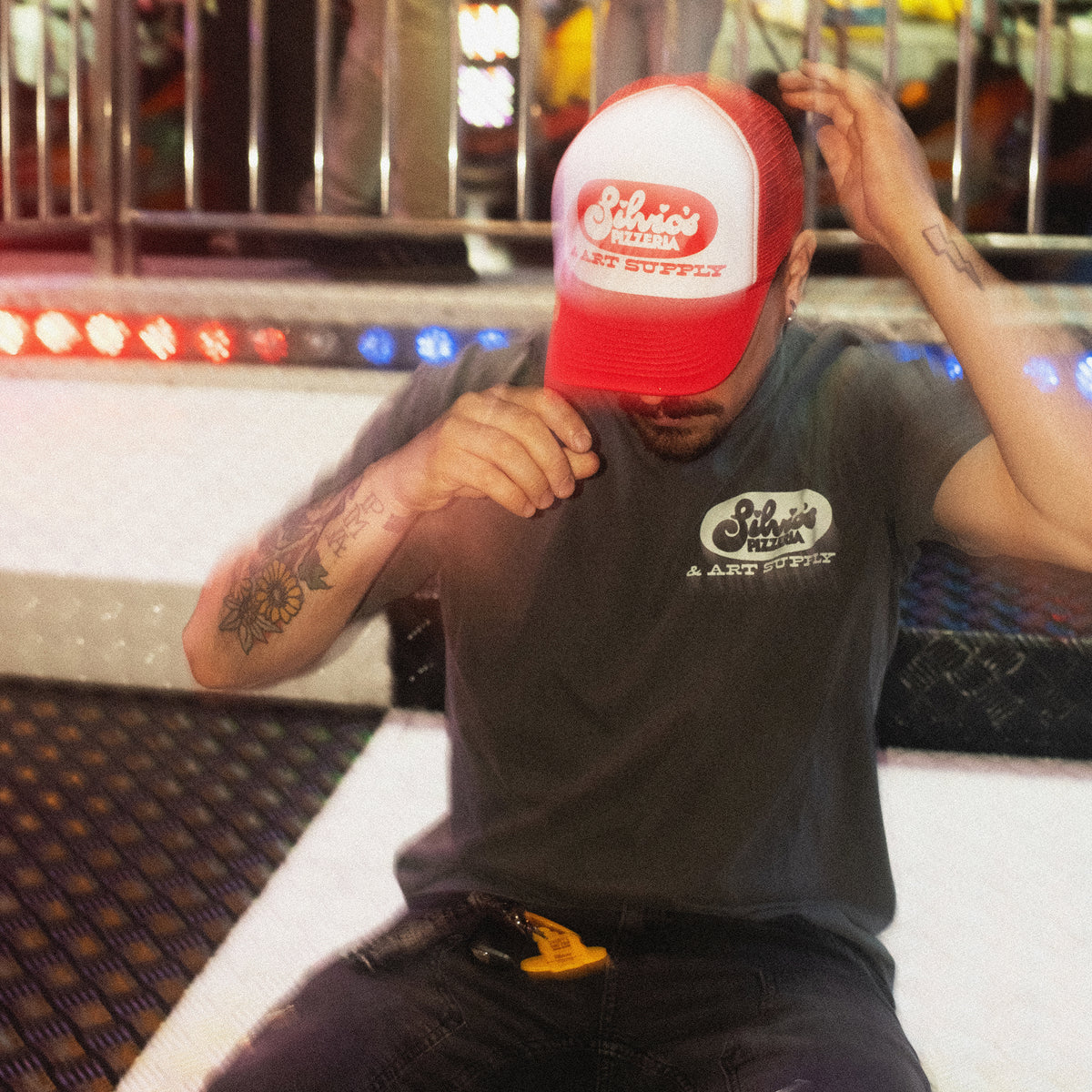 Art Supply Foam Trucker - Red/White
