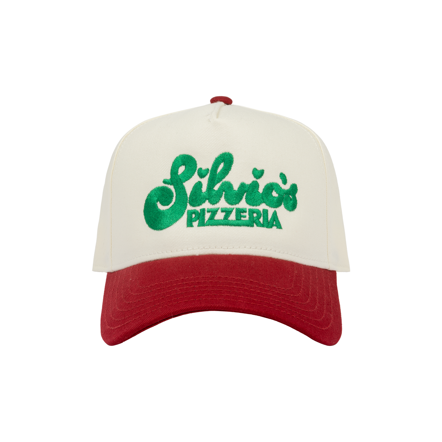 Green Logo High Crown Cap - Italian Flag