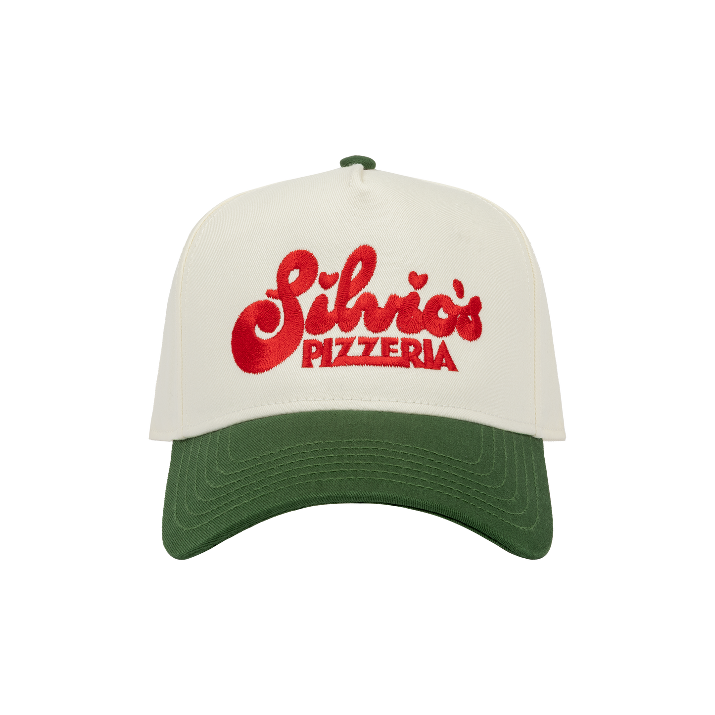 Red Logo High Crown Cap - Italian Flag