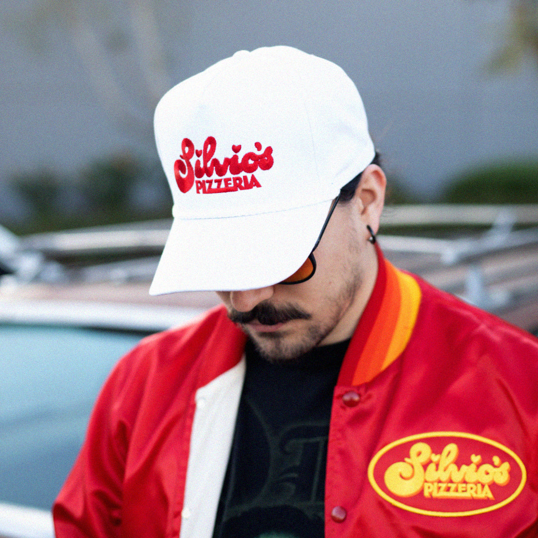 Logo High Crown Rope Cap - White