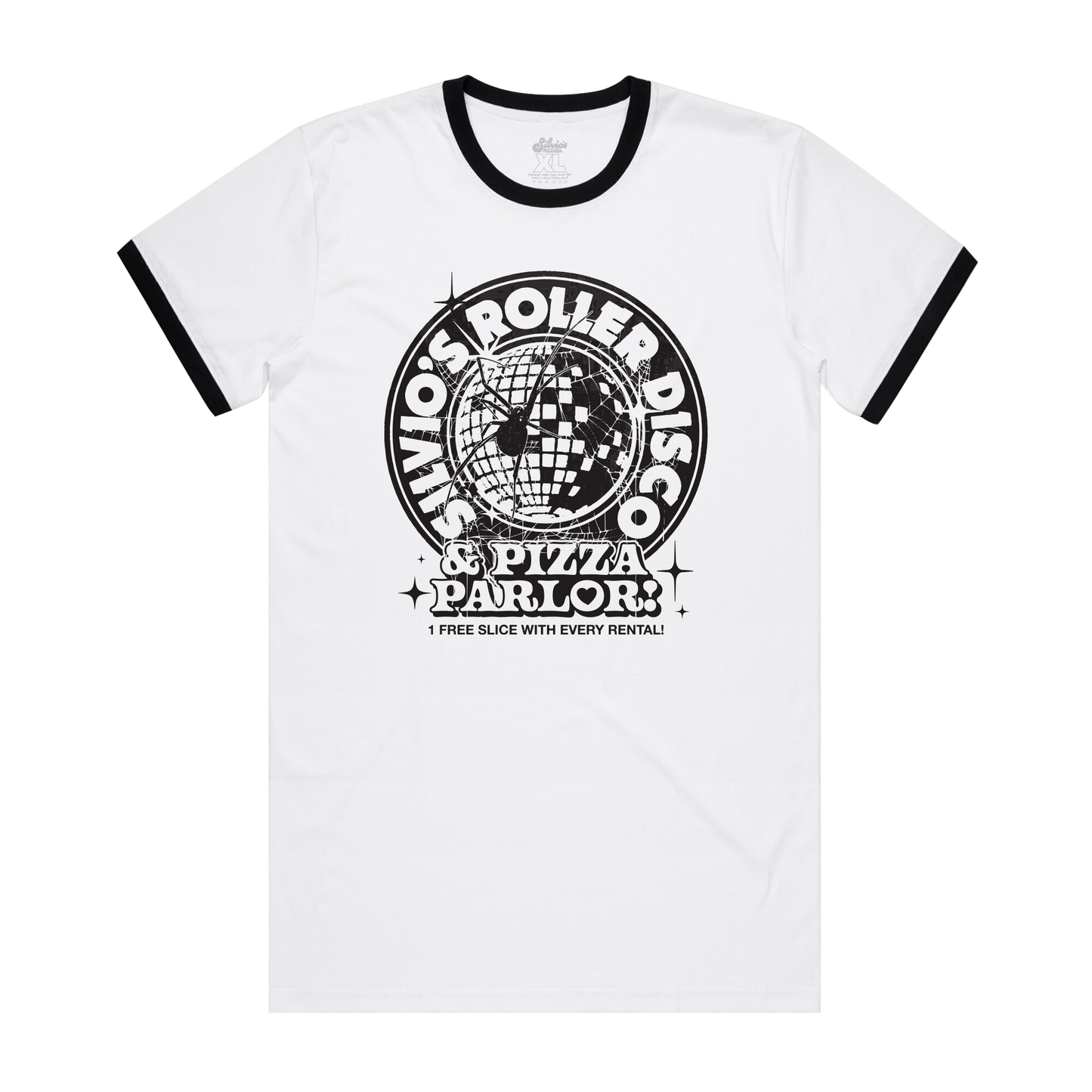 Rental Ringer Tee - Black