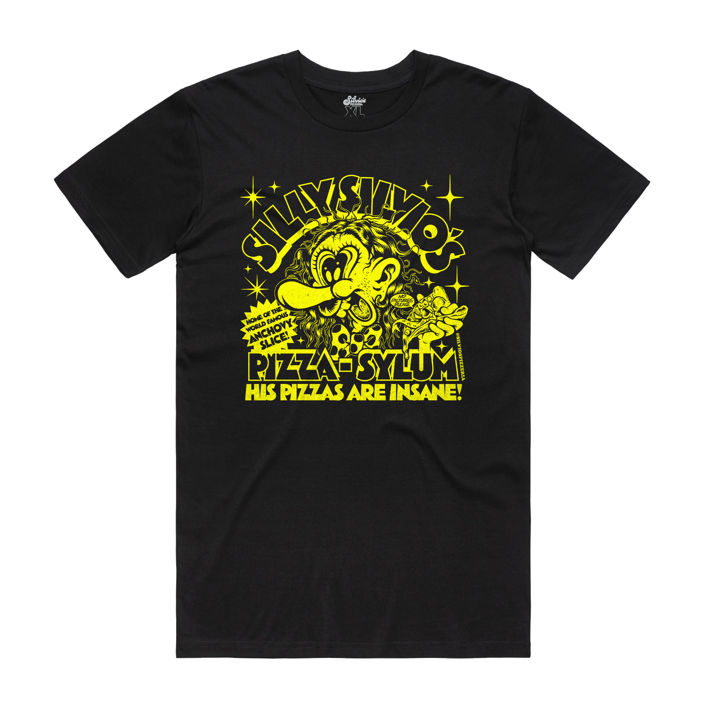 Silly Silvio's Tee Black