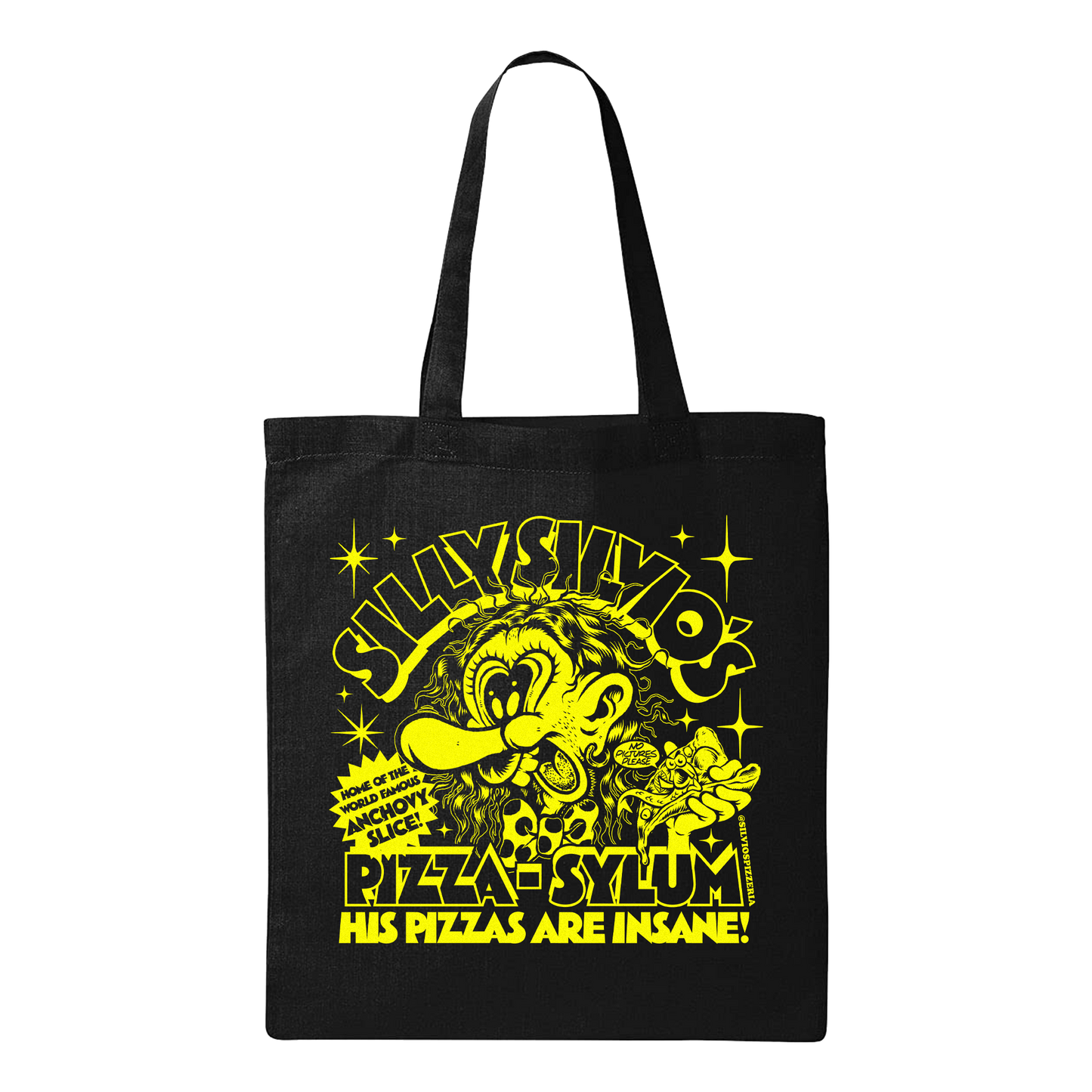 Silly Silvios Tote Bag - Black