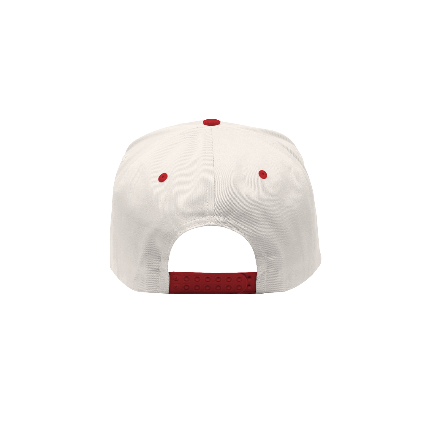 Logo High Crown Cap - Two Tone Red/Natural