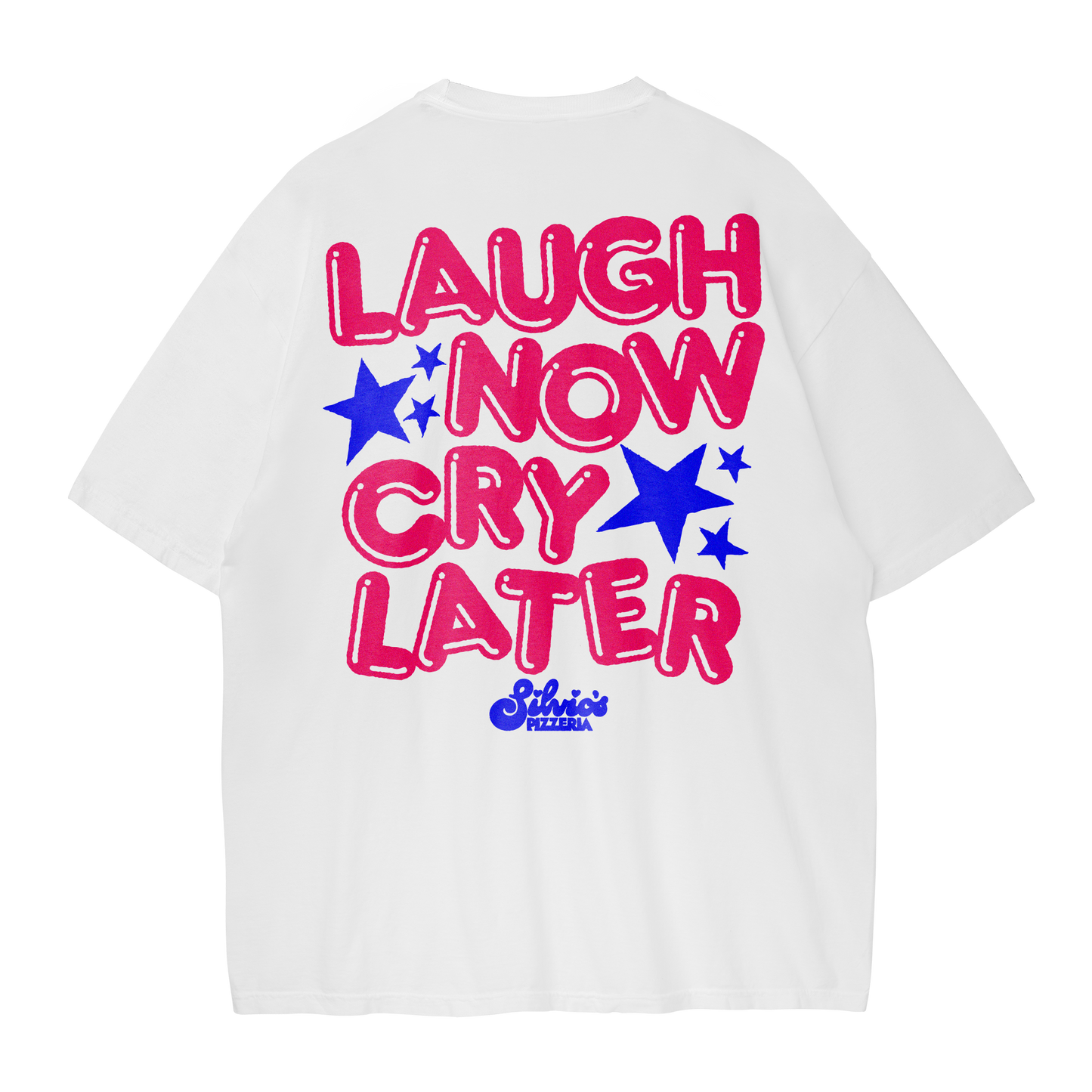 Laugh Now Cry Later Tee - White