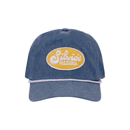 Logo High Crown Stone Wash Rope Cap