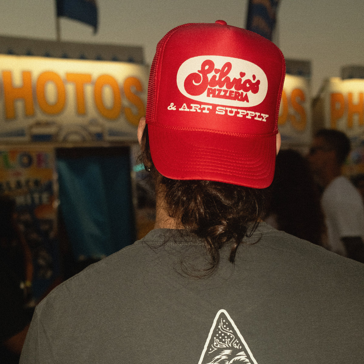 Art Supply Foam Trucker - Red