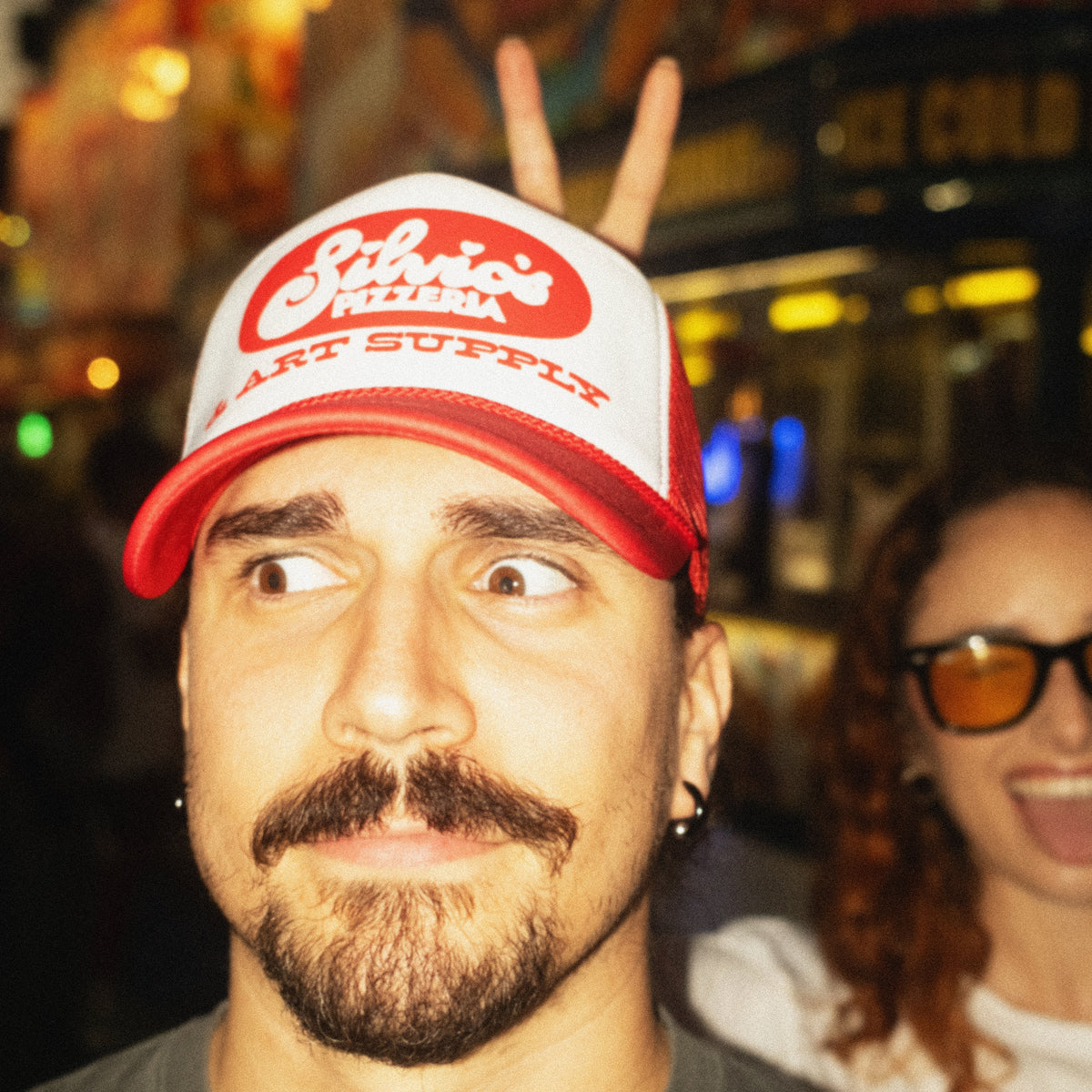 Art Supply Foam Trucker - Red/White