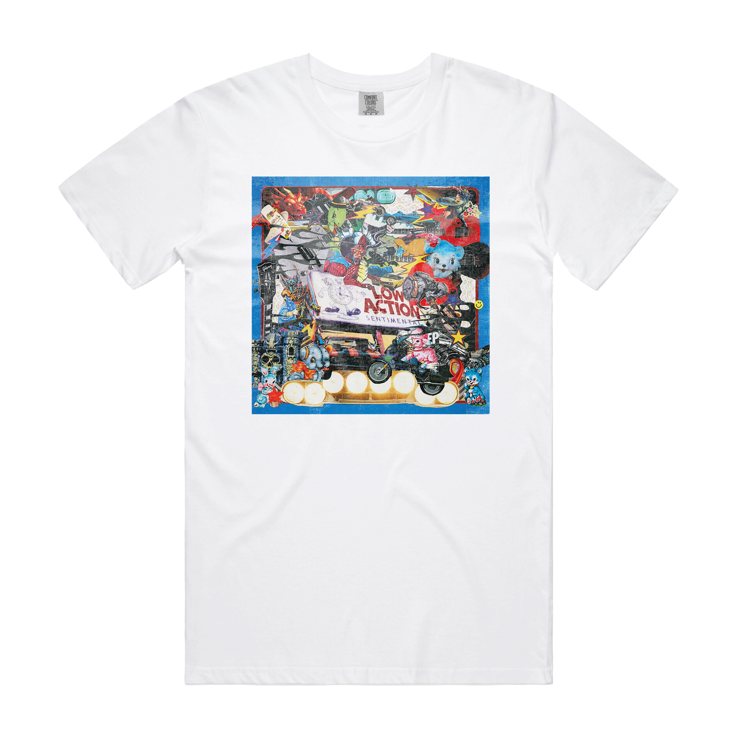 Low Action - Sentimental EP Tee -White