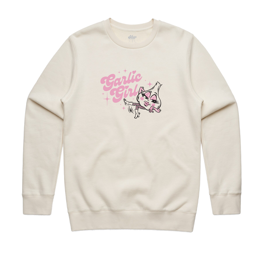 GARLIC GIRL CREWNECK SWEATSHIRT