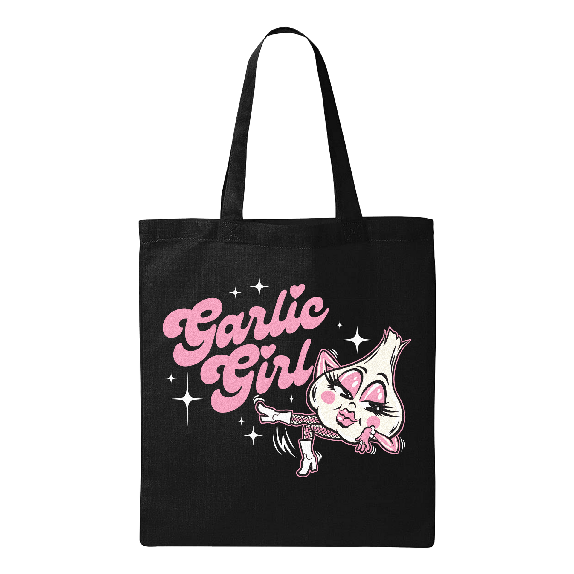 Garlic Girl Tote Bag - Black – Silvio's Pizzeria