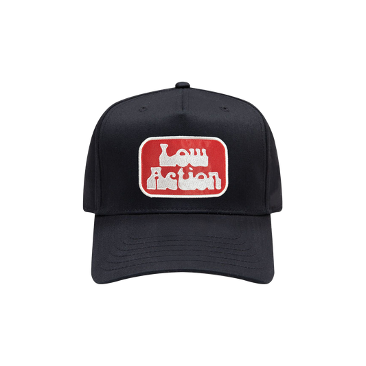 Low Action - Fat Bottom Logo Hat - Black with Red Logo