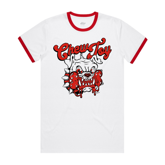 Chew Toy - Red Bulldog Ringer - Red