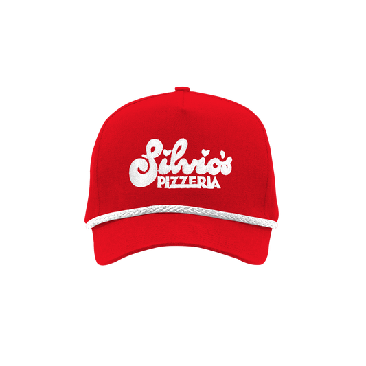 LOGO HIGH CROWN ROPE CAP - RED