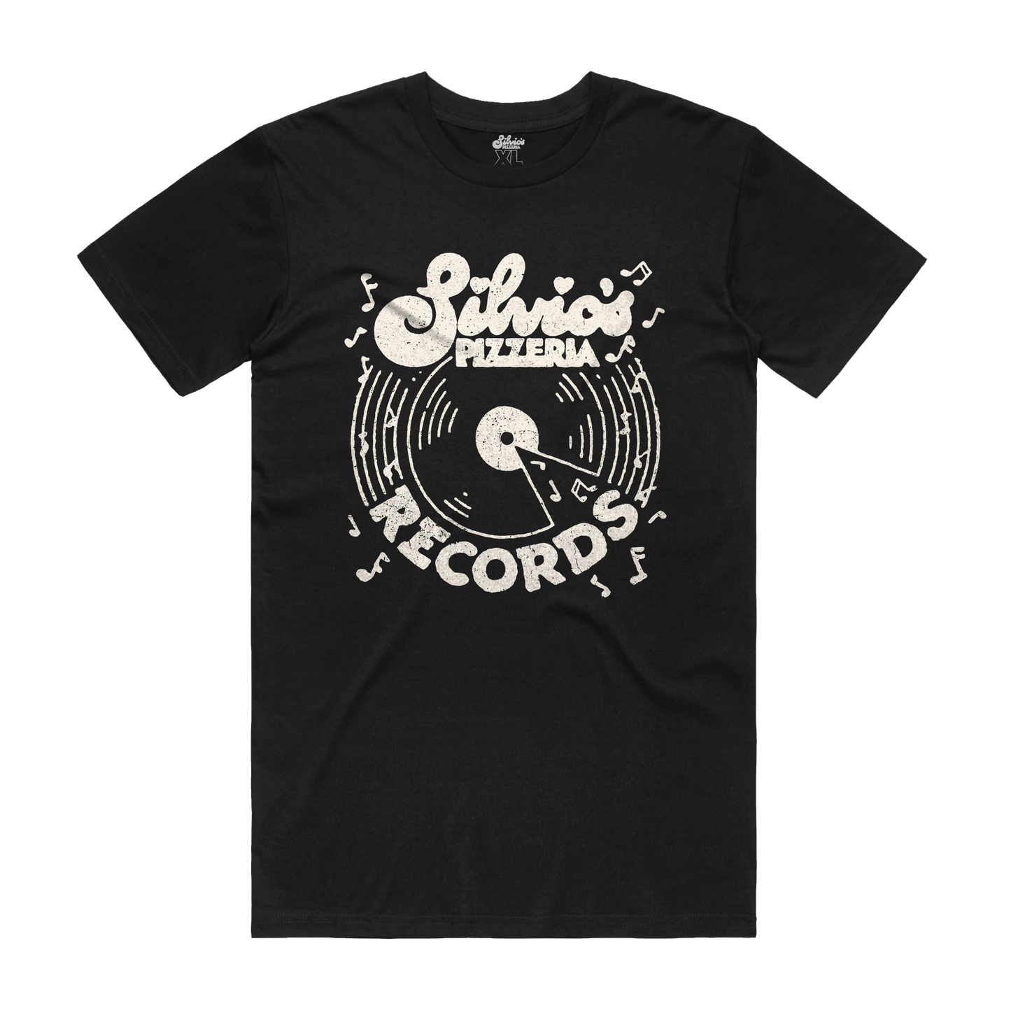 SILVIO'S PIZZERIA RECORDS TEE