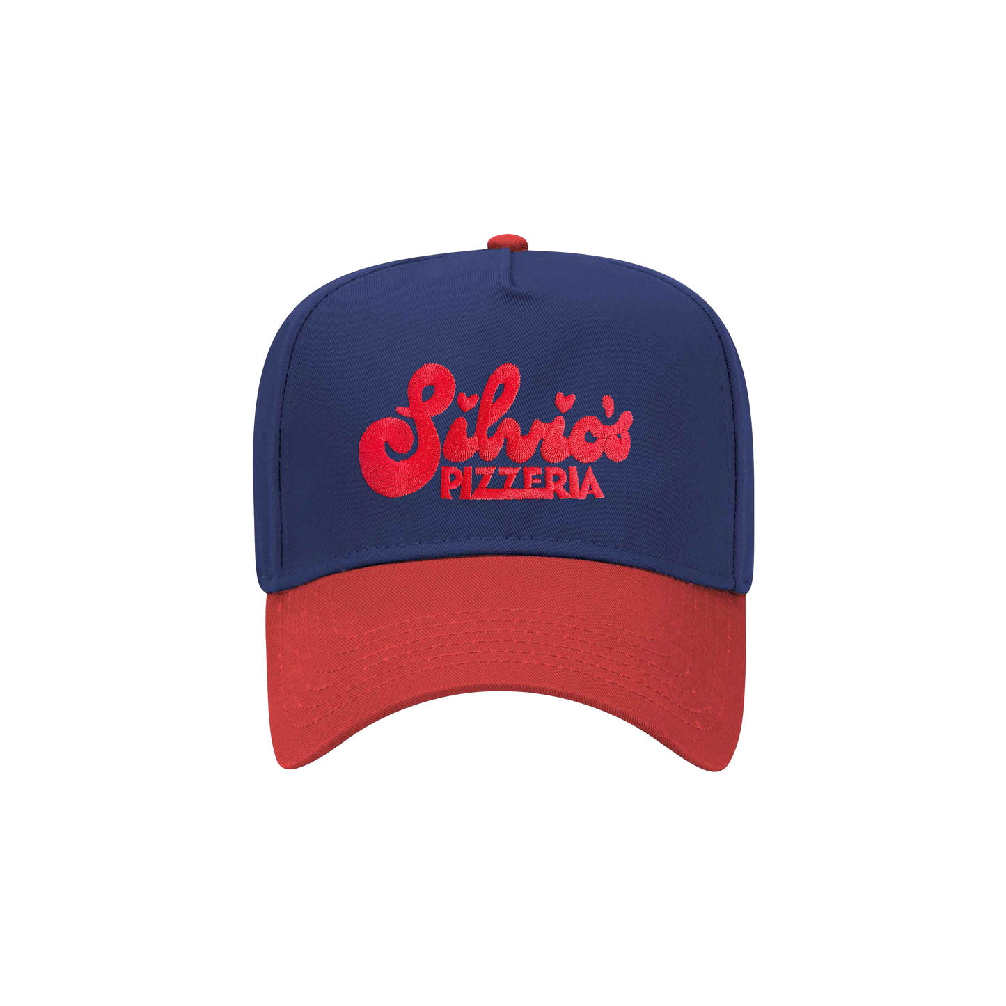 LOGO SNAPBACK CAP - NAVY/RED