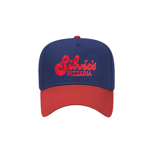 LOGO SNAPBACK CAP - NAVY/RED