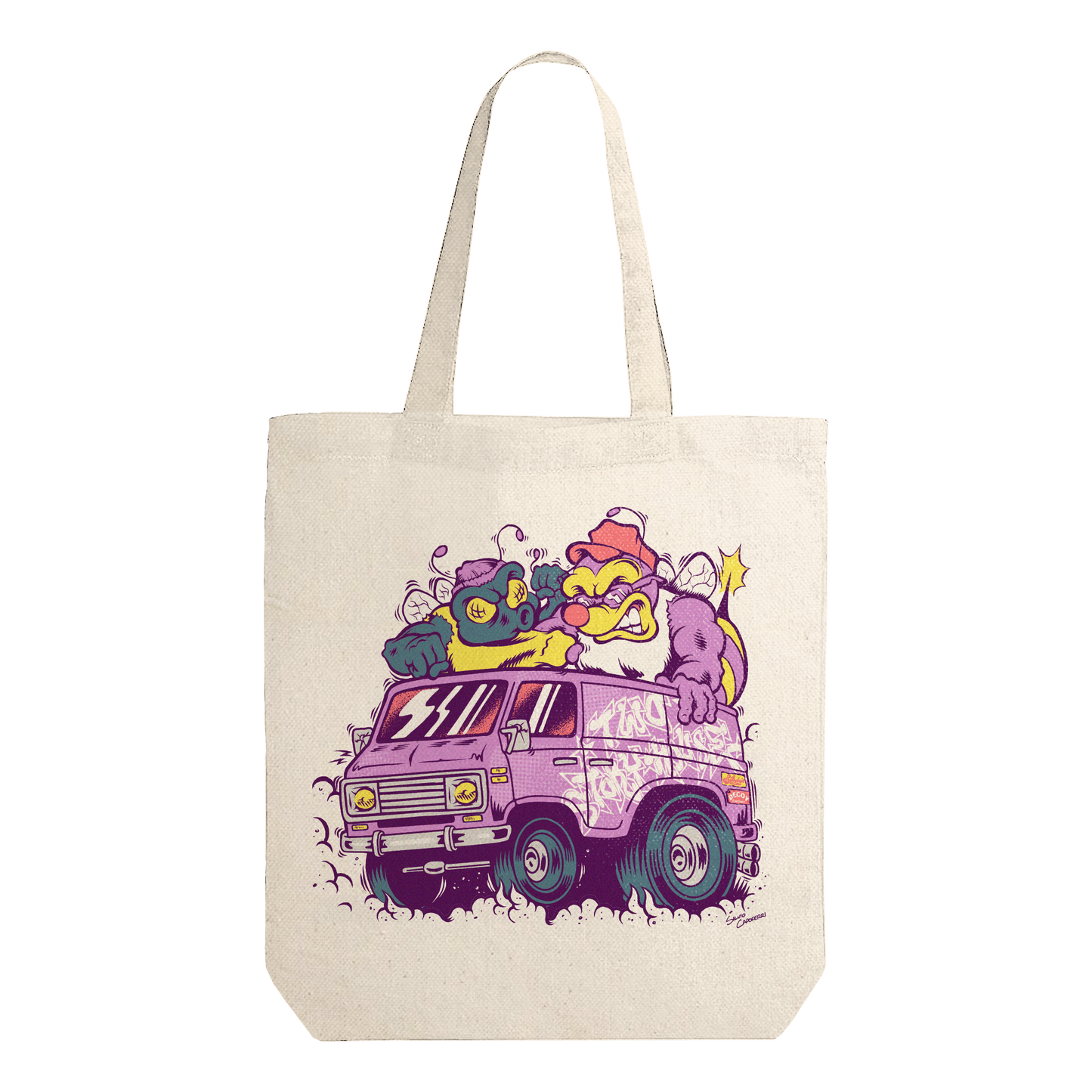 Two Story House - Bug Fight Tote