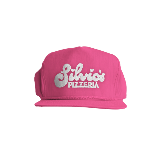 VINTAGE BLANK - LOGO NYLON ROPE CAP - HOT PINK