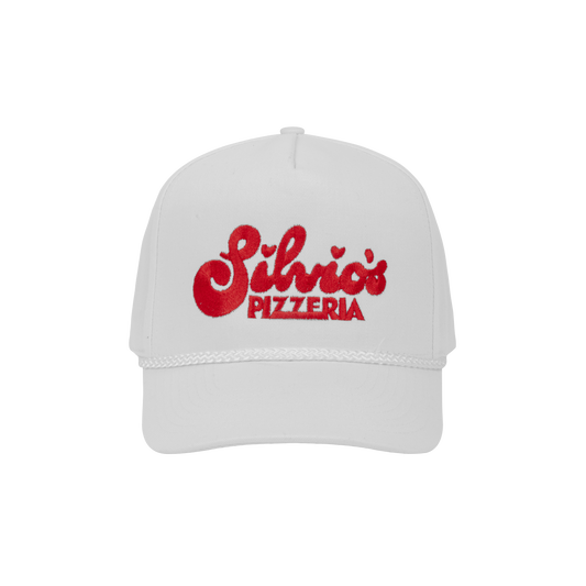 Logo High Crown Rope Cap - White
